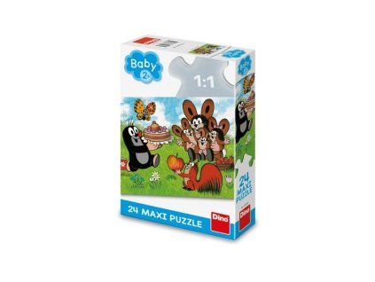 DINO PUZZLE 24 DÍLŮ MAXI KRTEK NAROZENINY   350182