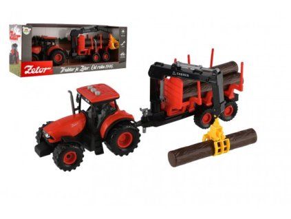 TRAKTOR S VLEKEM PLAST 36CM NA SETRVAČNÍK   861301