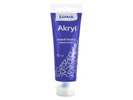 AKRYLOVÁ BARVA 75ML MODRÁ TMAVÁ E330224