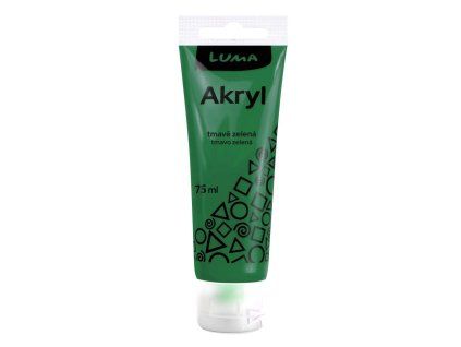 AKRYLOVÁ BARVA 75ML ZELENÁ TMAVÁ E330222