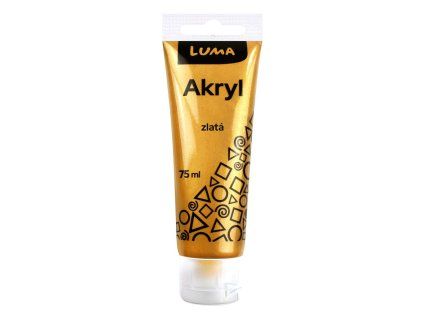 AKRYLOVÁ BARVA 75ML METAL ZLATÁ E330232