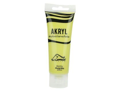 AKRYLOVÁ BARVA 75ML PASTEL ŽLUTÁ E330302