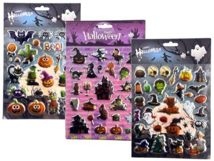 SAMOLEPKY PLASTICKÉ HALLOWEEN 24417