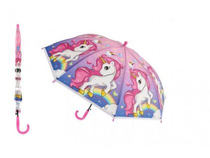 DEŠTNÍK DĚTSKÝ 64CM JEDNOROŽEC 850911