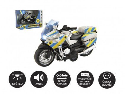 MOTORKA POLICEJNÍ SVĚTLO, ZVUK ČESKY MLUVÍCÍ PB  850292