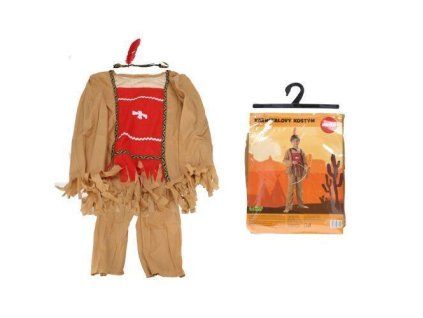 W036027 Set karneval-Indián M 110-120cm