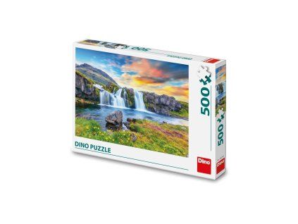 DINO PUZZLE 500 DÍLŮ ISLANDSKÝ VODOPÁD   502765