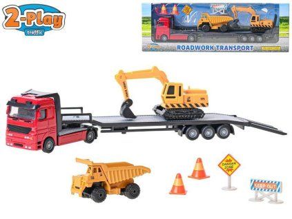 AUTO NAKLADAČ 25CM KOV + STAVEBNÍ AUTO   541757