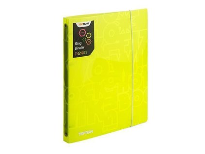 POŘADAČ 4-KROUŽKOVÝ A4 NEON ŽLUTÁ 101579/11722 X