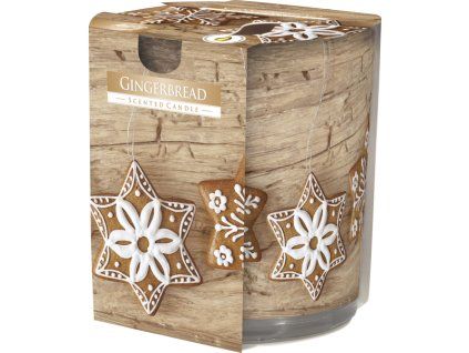 sn72s VONNÁ  SVÍČKA VE SKLE GingerBread