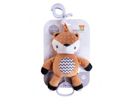 SRNEČEK BABYTED NATAHOVACÍ HRACÍ STROJEK PLYŠ 30CM   800554