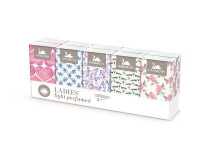 Papírové kapesníky Harmony Ladies´ Light Perfumed 10ks, 3vrstvé