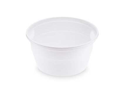 Miska polévková bílá 500ml 09.74315 + víčko čiré 09.74300