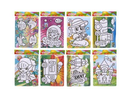 KREATIVNÍ SET PÍSKOVÁNÍ 20,5X30,5CM W026497