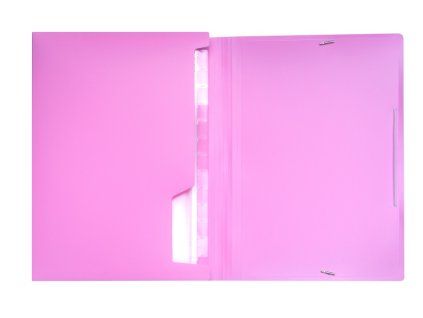 DESKY NA DOKUMENTY A4 S GUMOU 13KAPES PASTEL.RŮŽOVÁ A80182
