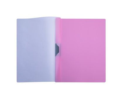 SPISOVÉ DESKY A4 S BOČNÍM KLIPEM PASTEL.RŮŽOVÁ A80132