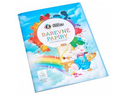 Složka barevných papírů A4 8 listů 80g ofset