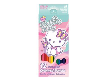 PASTELKY TROJHRANNÉ COLORINO 12KS HELLO KITTY R 10524 PTR