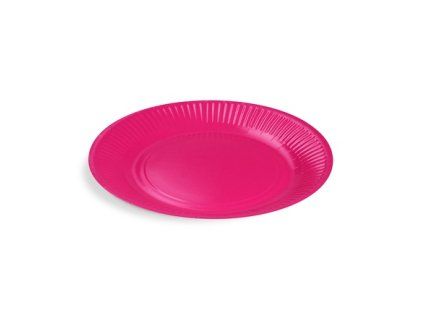 Talíř papírový, r=23cm, 10ks, fuchsia, 22.65358