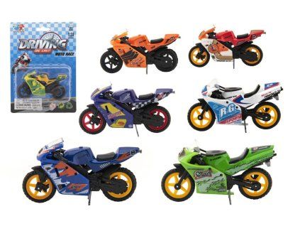 MOTORKA ZÁVODNÍ 8CM KOV/PLAST MIX DRUHŮ  850464