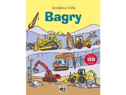 Samolepková knížka Bagry  4174-8