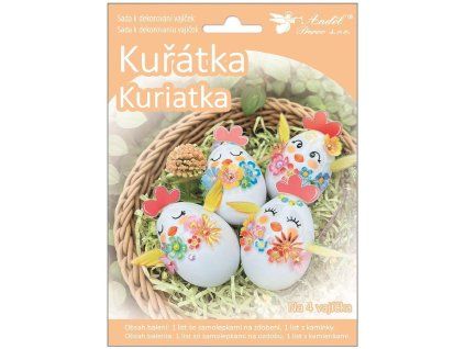 SADA K DEKOROVÁNÍ VAJÍČEK KUŘÁTKA 7757