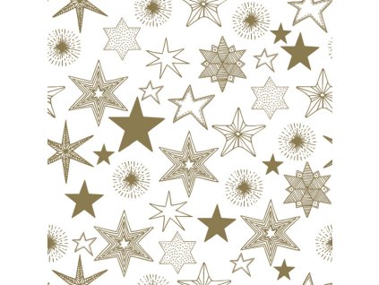 Vánoční ubrousky Daisy 33x33cm 20ks 3vrstvé SD_GW_020601
