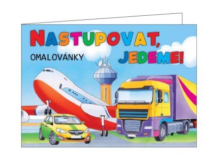 OM 55 - Omalovánky Dopravní prostředky A5-nastupovat,jedeme