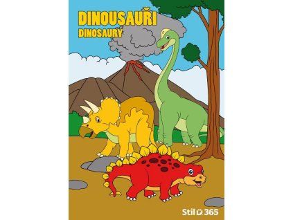 1090783 Omalovánka A5 Dinosauři