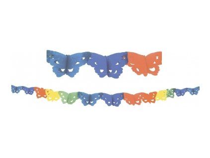 9071 GIRLANDA 400X18X19 MOTYLCI  AN#