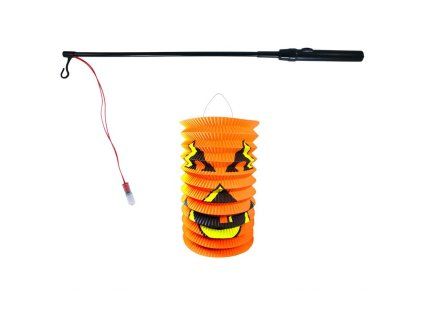 139404 LAMPION HALLOWEEN SE SVÍTÍCÍ HŮLKOU
