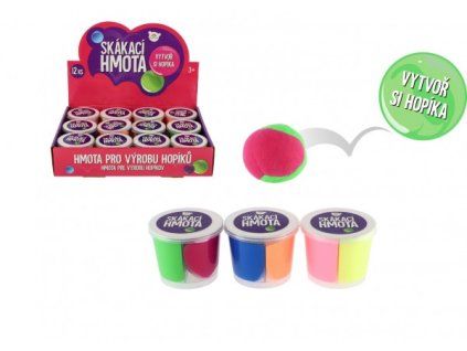 SLIZ HMOTA HOPÍKOVÁ SKÁKACÍ V KELÍMKU 3 BARVY   850943