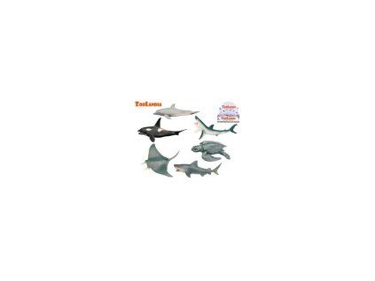 ZOOLANDIA MOŘSKÁ ZVÍŘATA 8-15CM MIX 6DRUHŮ 51083