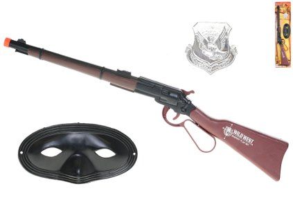 PUŠKA KOVBOJSKÁ KLAPACÍ 57CM S DOPLŇKY   75300