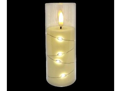 LED ZDOBENÝ VKLAD 125X55MM S BATERIEMI   5430124