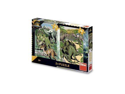 DINO PUZZLE JURSKÝ SVĚT 24+48 DÍLKŮ  361157