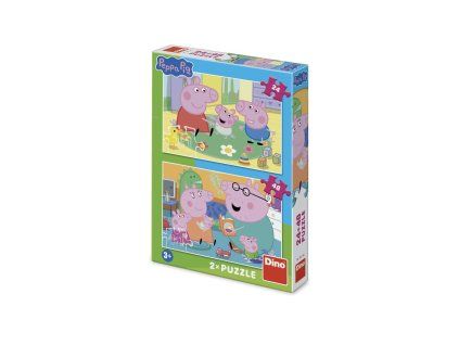 DINO PUZZLE PEPPA PIG 24+48 DÍLKŮ  361140