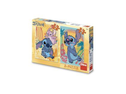 DINO PUZZLE ZAMILOVANÝ STITCH 24+48 DÍLKŮ  361133
