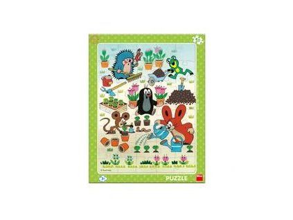 DINO PUZZLE 40 DÍLŮ DESKOVÉ KRTEK A ZAHRADNÍK 322288