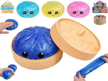 KAWAI KNEDLÍK STREČOVÝ 9CM 4 BARVY V KOŠÍKU 622268