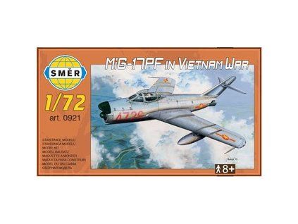 SMĚR MODEL LETADLO  MIG-17PF VIETNAM    921
