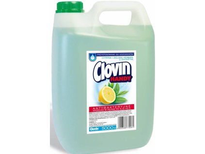 76011 TEKUTÉ MÝDLO CLOVIN 5L ANTIBAKERIALNÍ  ZELENÝ ČAJ