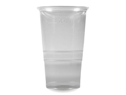 Kelímek plast 0,5l čirý 10ks 22.65315