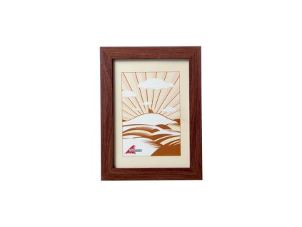850596 RÁMEČEK NA FOTO MDF 15X21CM TMAVĚ HNĚDÝ