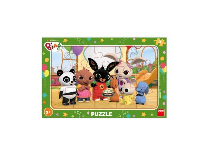 DINO PUZZLE DESKOVÉ 15 DÍLŮ BING VE ŠKOLCE   301344