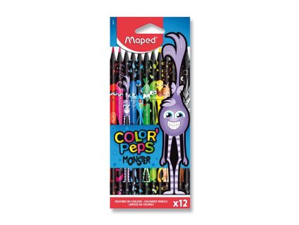 PASTELKY BEZDŘEV.12KS COLOR PEPS MONSTER 0086/9862612