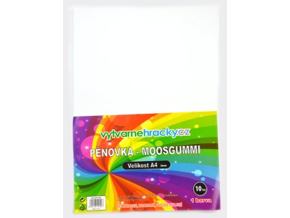 Pěnová guma 20x29cm 2mm EVA-1010 bílá