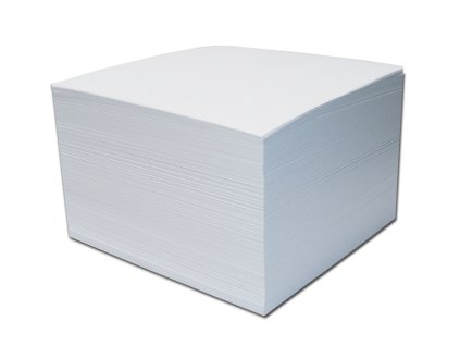 Kostka velká bělená lepená ve folii 8,5x8,5x5cm 3256