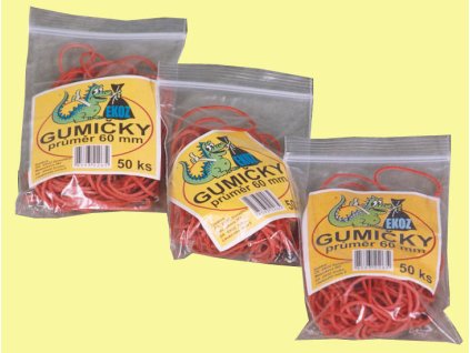 Gumičky pr.60mm 50ks GUM-0003
