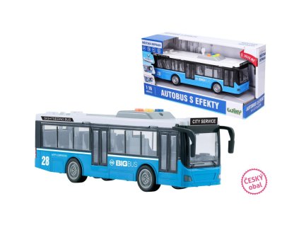 AUTOBUS S EFEKTY 29CM ČESKÝ OBAL W013517